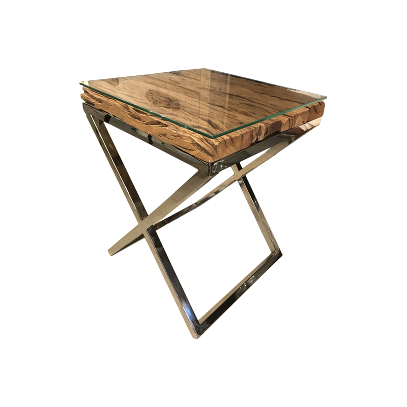 Bed Side Table 5" Brown Colour